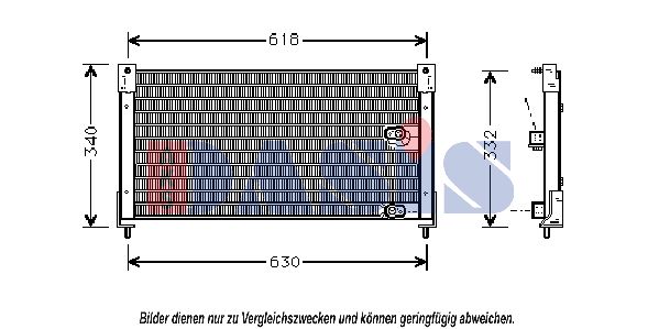 AKS DASIS kondensatorius, oro kondicionierius 372040N